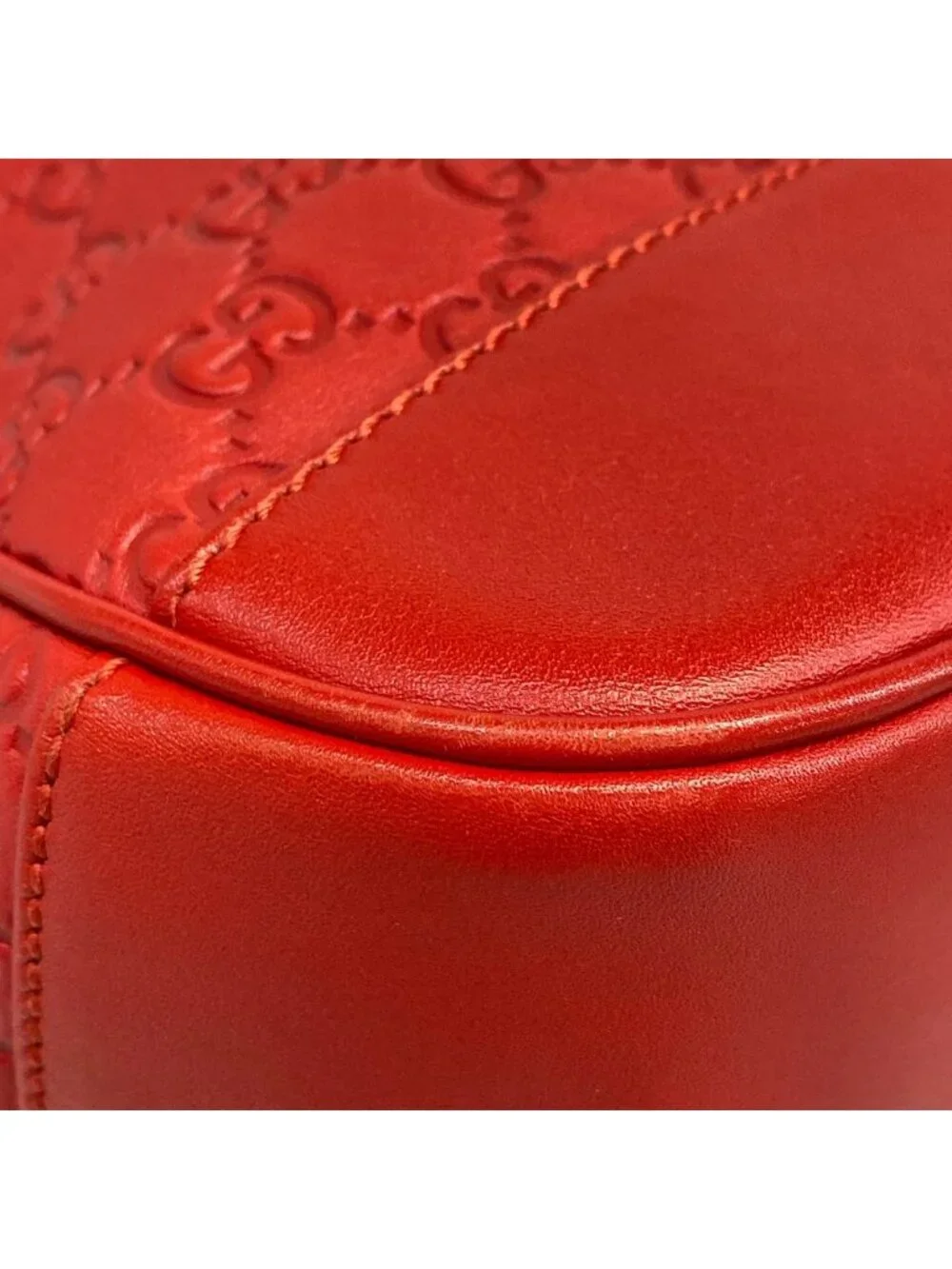 Gucci Tote Valentine Red Leather
